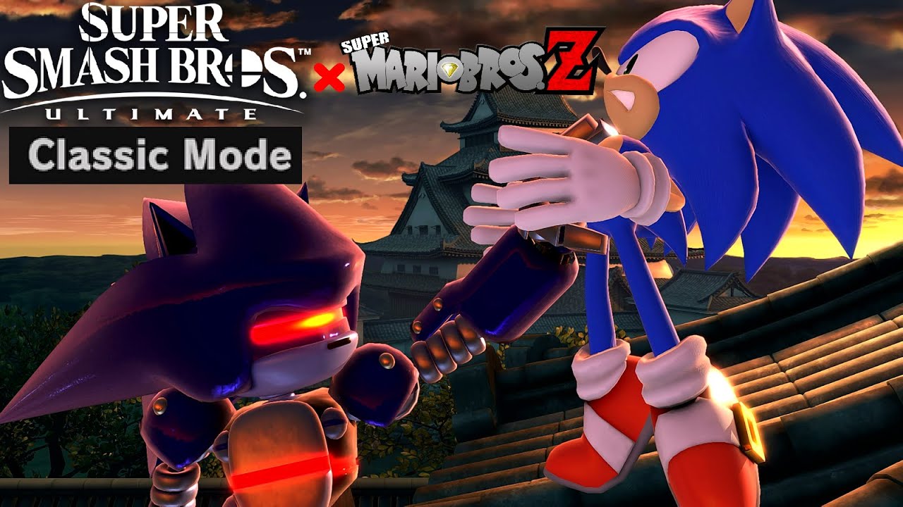 Super Smash Bros. Ultimate - Mecha Sonic Classic Mode Gameplay