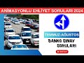 Yen anmasyonlu sorular szlerle 2024 ehlyet sorulari ehlyet sinav sorulari 2024 banko 50 soru