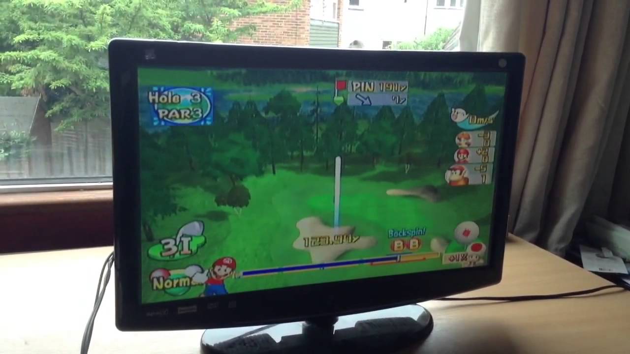 mario golf toadstool tour hole in one