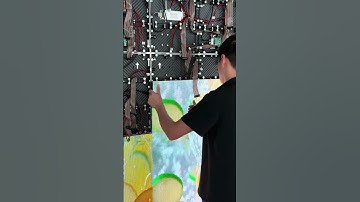 P1.86 The Indoor LED screen is installed #leddisplay #ledscreen #ledmodule #indoorledscreen