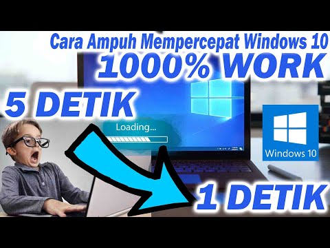 Cara Mempercepat Windows 10 yang LEMOT! Saya jamin 1000% WORK Bisa Mengatasi Windows 10 loading lama