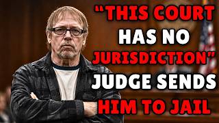 Judge DESTROYS Sovereign Citizen Arguing Jurisdiction — Instantly Sent To Jail