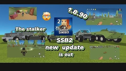 Simple sandbox 2 update 1.8.90 new update is out The Stalker new skins items weapons SSB2