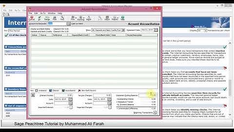 Sage Peachtree  Lesson 35  Closing Accounts Year End Wizard   YouTube