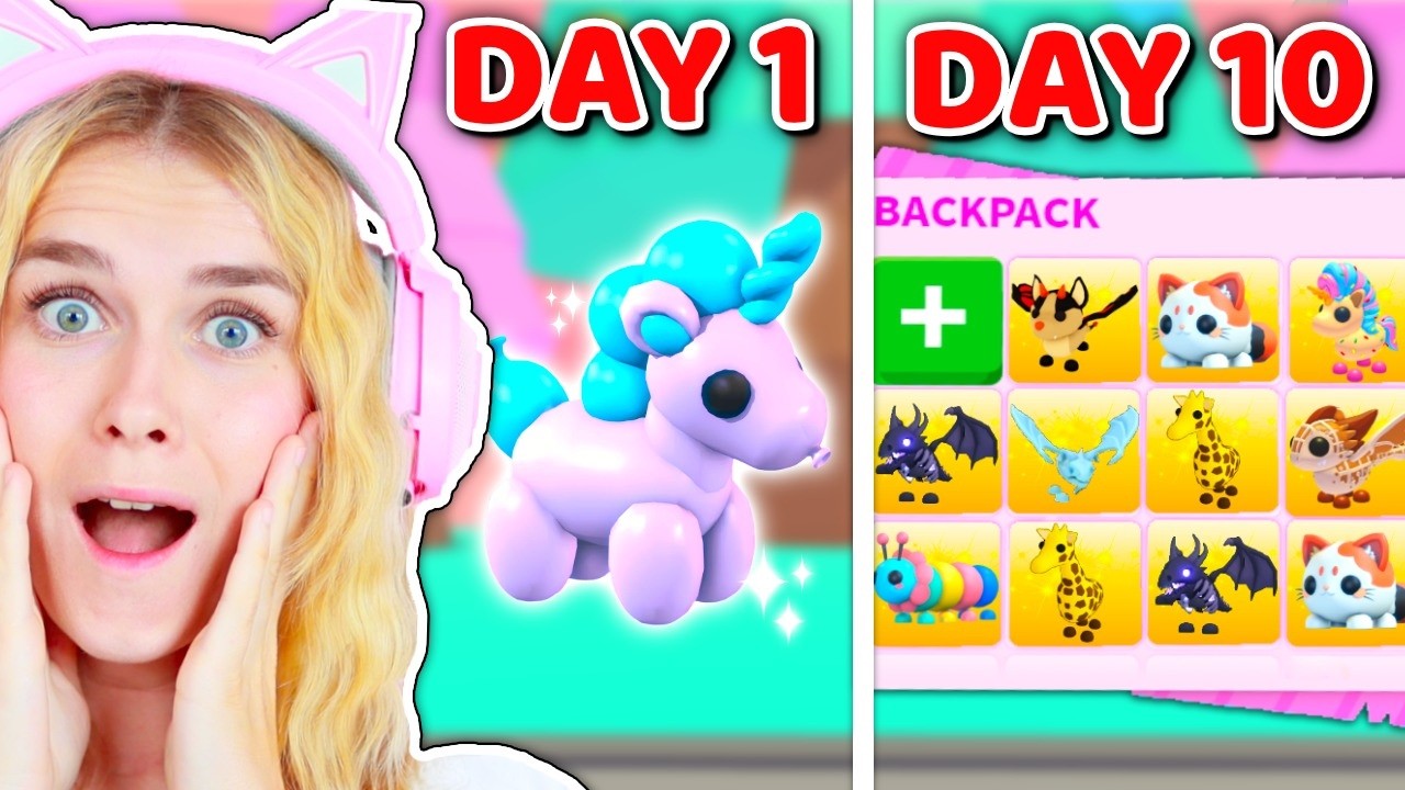Starting Over With ONE BALLOON UNICORN In Adopt Me..