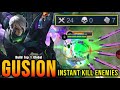 24 Kills!! Fast Hand Gusion Instant Kills Enemies!! - Build Top 1 Global Gusion ~ MLBB