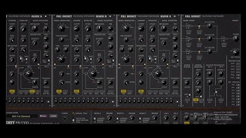 FREE FB 3300 SYNTH  FULL BUCKET   SOUND DEMO