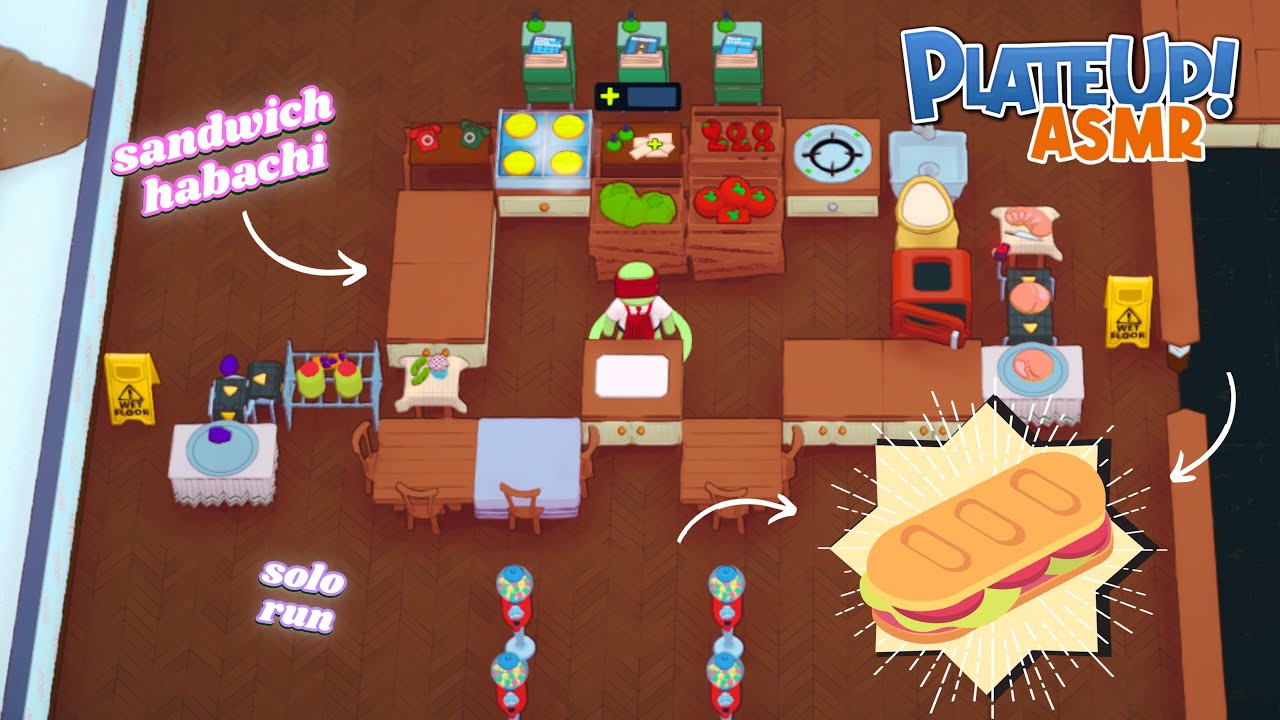 Servin' Up GIANT Sammies!! 🥪 | PlateUp ASMR | Banquet Solo | Cozy Longplay | Soft Spoken