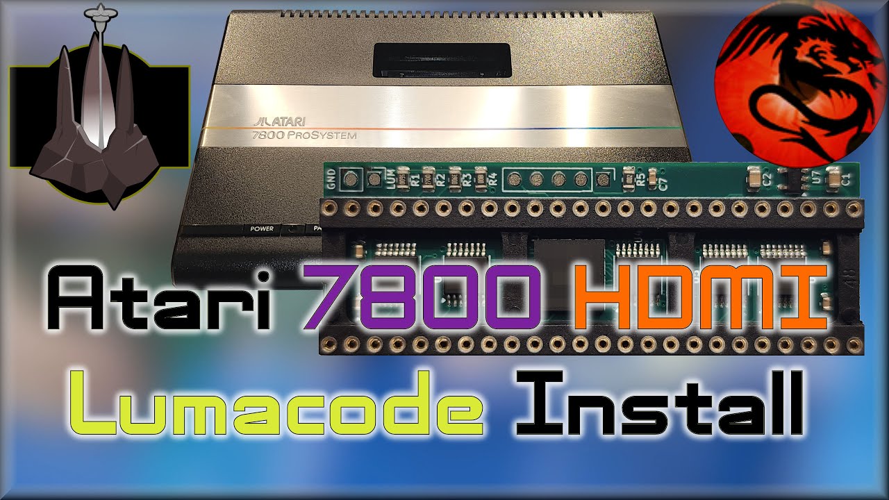 ITC#93:- Atari 7800 (NTSC) - Lumacode Installation (HDMI)