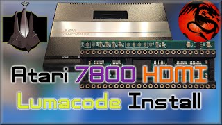 Famous ITC#93:- Atari 7800 (NTSC) - Lumacode Installation (HDMI) Wealth