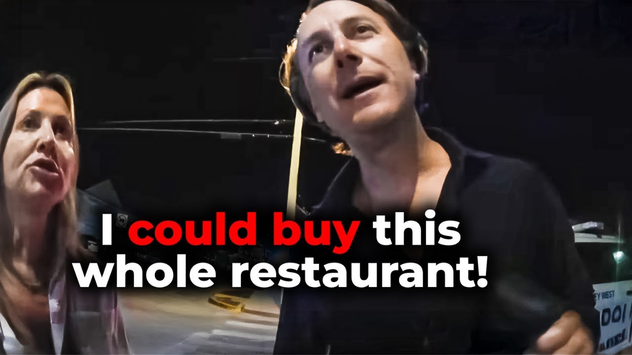 Rich Spoiled Bratty Tourists Think They Can Bully & Assault Waitress for Fun Without Consequences!