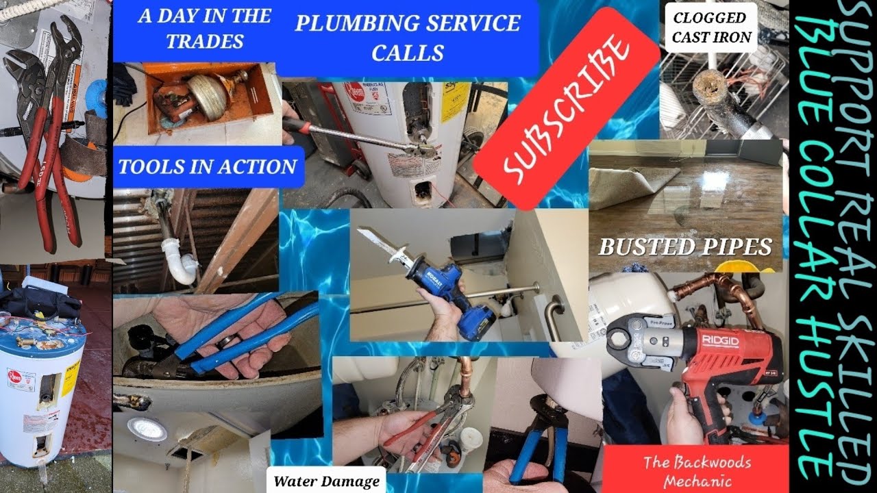 Plumbing Service Calls adayinthelife Knipex, Ridgid, Channellock