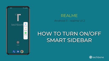 How to Turn On/Off Smart Sidebar - realme [Android 11 - realme UI 2]