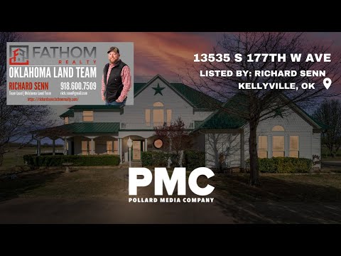 13535 S 177th W Ave, Kellyville, OK home video tour