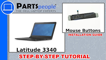 Dell Latitude 3340 Mouse Buttons How-To Video Tutorial
