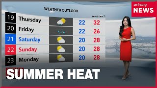[Weather] The weather gets hotter and hotter, rain in the second half of the week