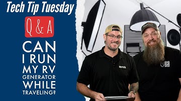 Kan ik de generator van mijn camper gebruiken tijdens het reizen?