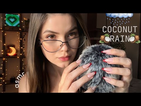 ASMR Coconut Rain 🥥🌧️ Arrepios Chovendo no seu Cérebro 😵‍💫