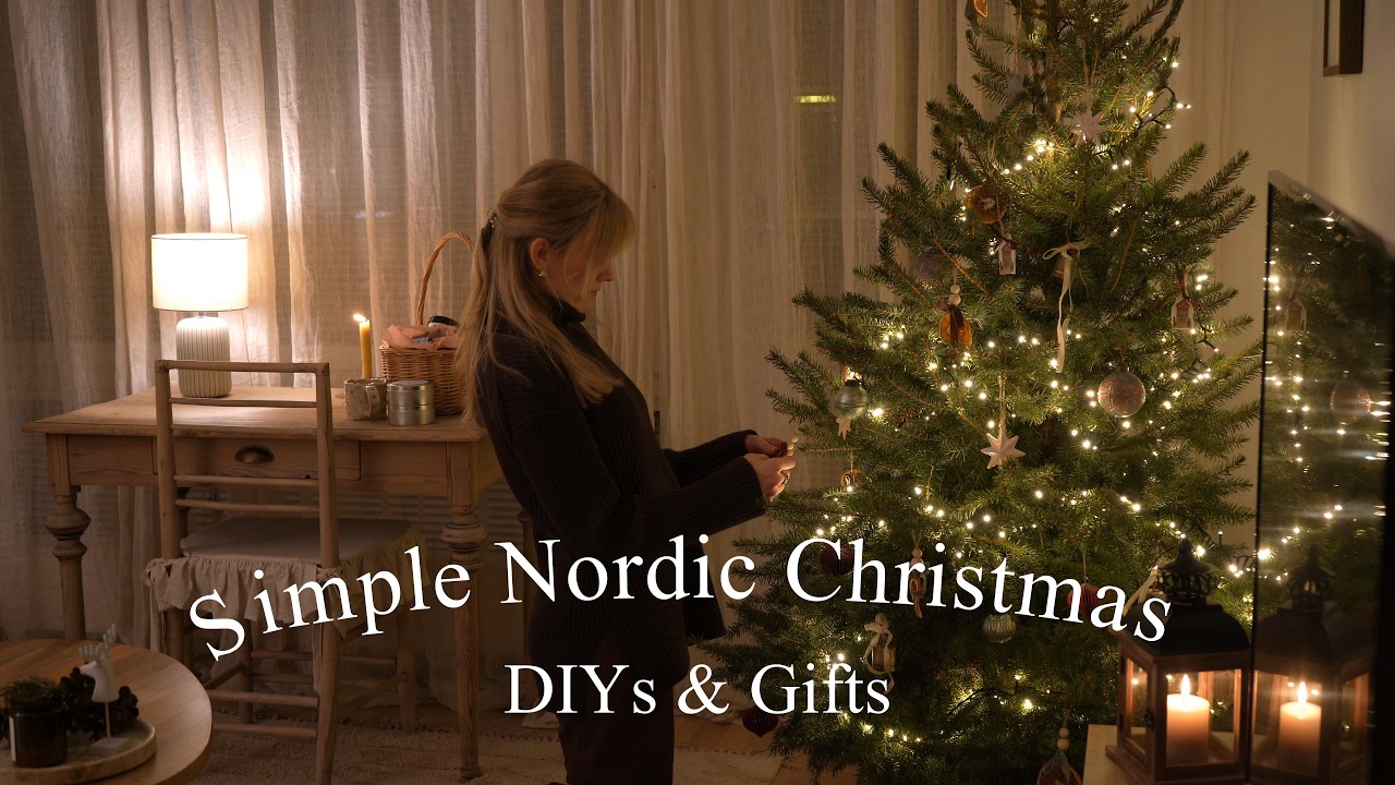 Small Nordic Christmas Home 🌟 | Homemade Healthy Gifts, Cozy Decor & Easy DIYs