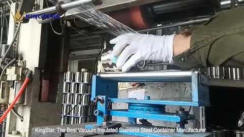 thermal transfer printing --insulated water bottle manufacturing process