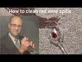 كيفية تنظيف النبيذ الأحمر من السجاد نصائح بتلر التنظيف 