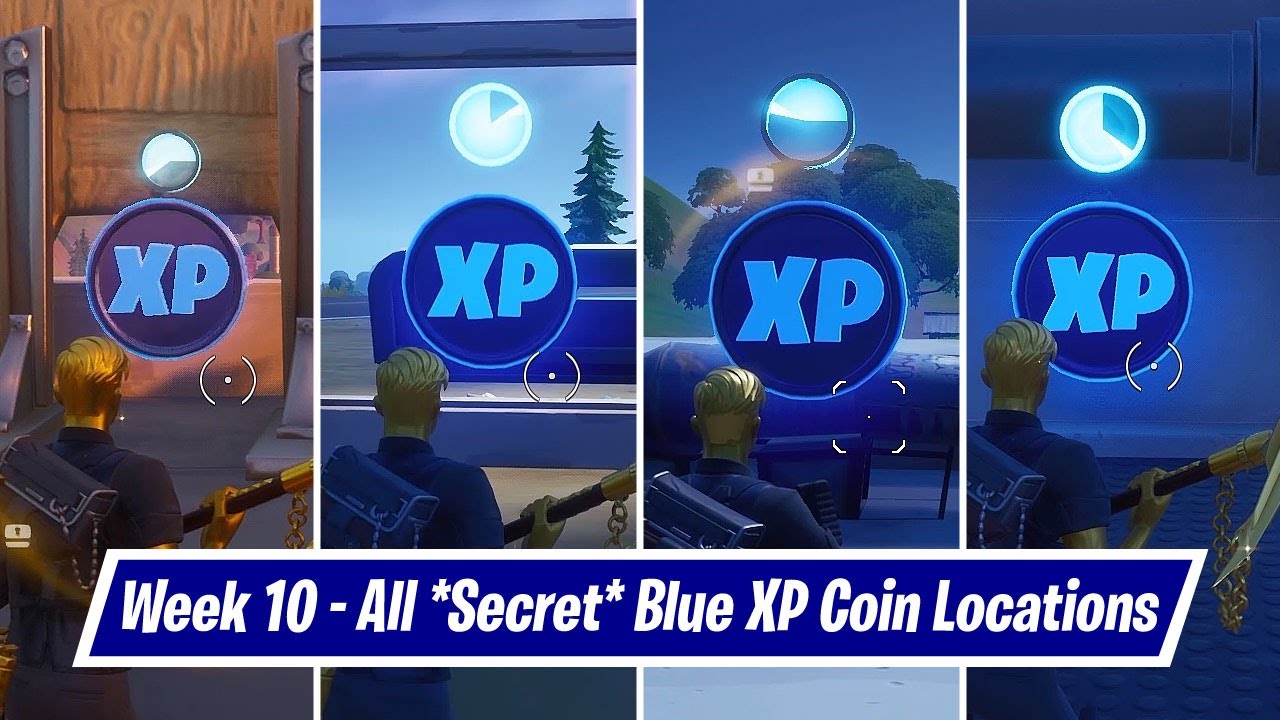 Week 10 - All *Secret* Blue XP Coin Locations in Fortnite ...