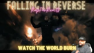 RapFanReacts- Falling in Reverse- Watch the world Burn!!