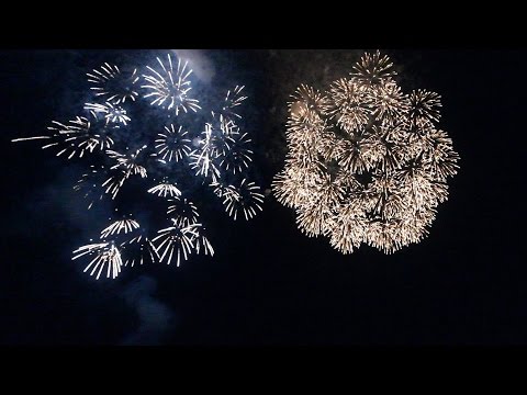 2015年　越前浜春祭り　No.５２　アルプス煙火工業　様　１０号２連発