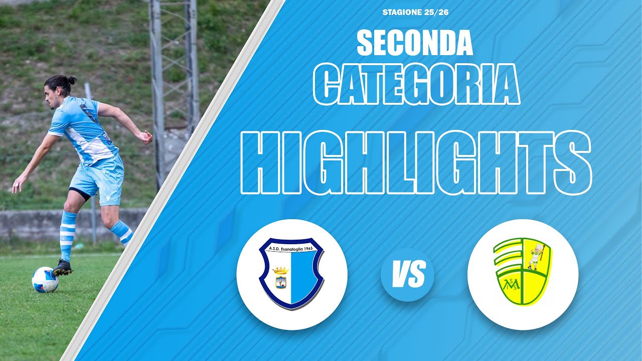 HIGHLIGHTS SECONDA CATEGORIA 25/26: ASD Esanatoglia 🆚 US Abbadiense