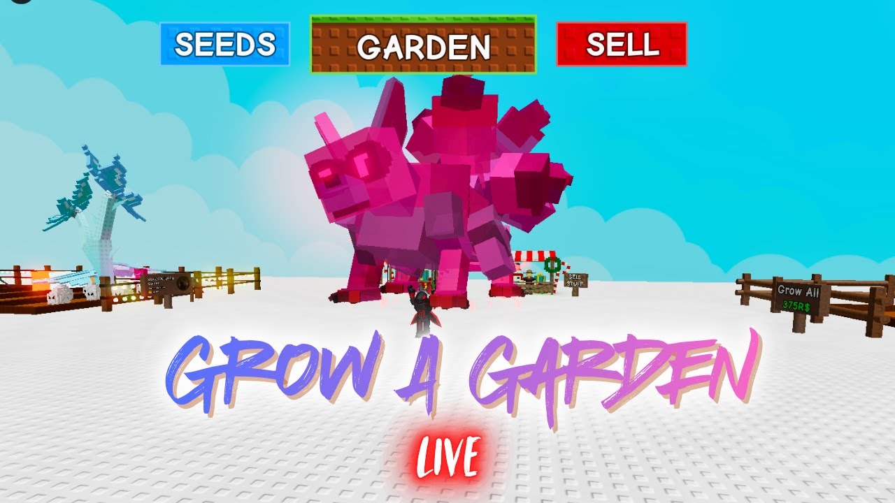 Grow A Garden LIVE-  Hatching All Eggs And Play With Subs  | 