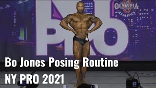 Bo Jones Posing Routine NY PRO 2021