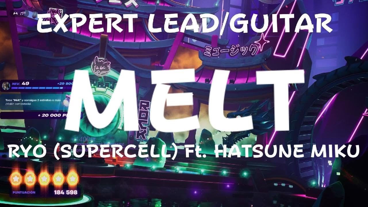 ryo (supercell) Ft. Hatsune Miku - Melt 100% [EXPERT LEAD/GUITAR ...