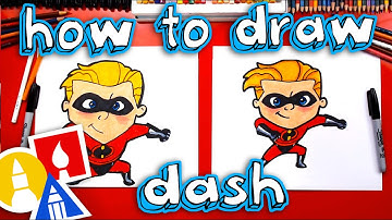How To Draw Dash From Incredibles 2
