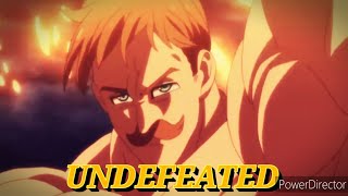 Seven deadly sins ~ Escanor tribute《Undefeated》{AMV}