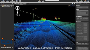 Orbit 3DM Feature Extraction Pro 19 - automated pole detection