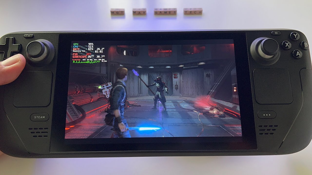 Star Wars JEDI Fallen Order - Steam Deck handheld gameplay - YouTube