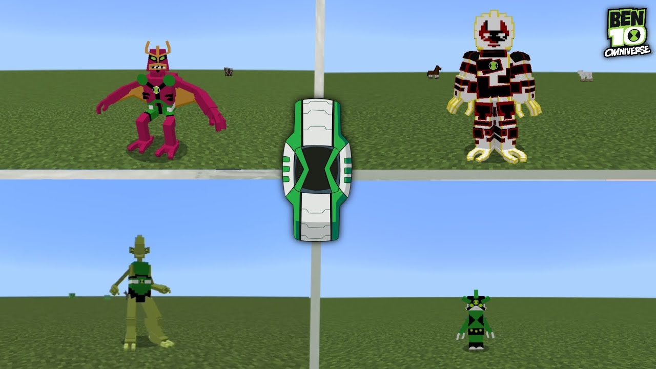 BEN 10 OMNIVERSE ADDON/MOD MINECRAFT PE 1.21 BEDROCK/JAVA EDITION ...