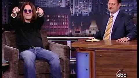 Ozzy Osbourne ~ 2007 interview Kimmel ~ Episode aired Jun 25, 2007