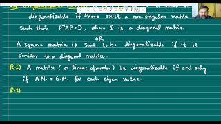 Linear Algebra | Eigen values and eigen vectors| Diagonalizable operator & matrix