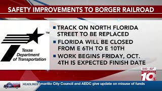 VIDEO: TxDOT: Safety improvements coming to Borger railroad