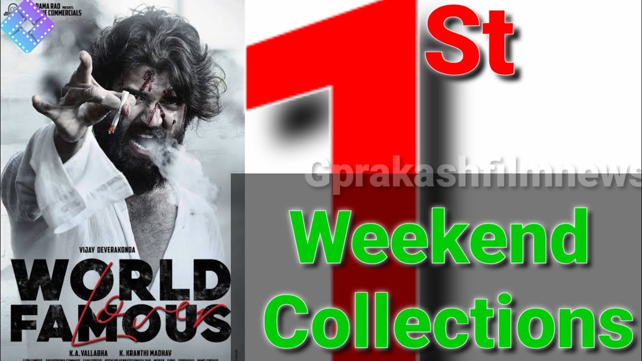 World famous lover first weekend collections details|world famous lover collections