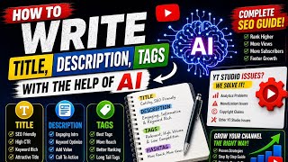 How to Create SEO Title, Description & Tags| Title Description Tag Kaise Likhe | With The Help Of AI