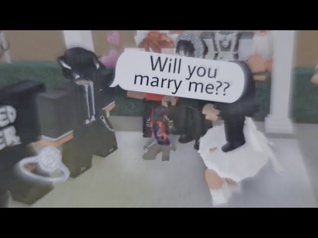 Getting Married On Roblox Youtube - getting married in roblox