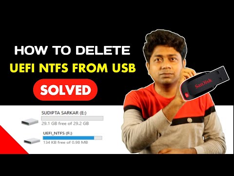 How to Remove/Delete UEFI NTFS Partition From USB/PENDRIVE || Remove Write Protection From Pendrive