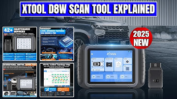 Uitleg over de XTOOL D8W-scantool – Draadloze bidirectionele OBD2-diagnose!