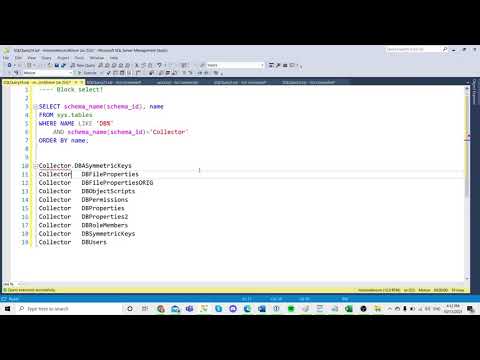 Block Select in SQL Server Management Studio