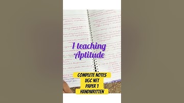 Complete handwritten notes #ugcnetpaper1 #ugcnetdecember2023 #ugcnetcommerce #shortsyoutube