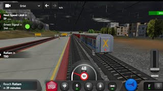 Sawai Vadodara Heavy Rain Journey Indian Train Simulator Gameplay [Android iOs]2026 screenshot 2