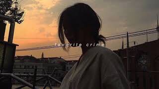 olivia rodrigo! — favorite crime (slowed)