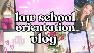 law school orientation vlog!